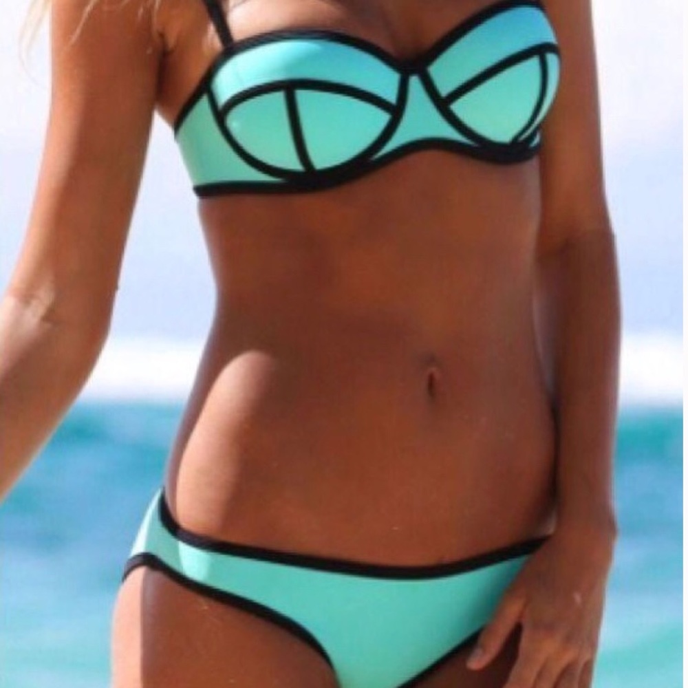 Turquoise Triangl Bikini